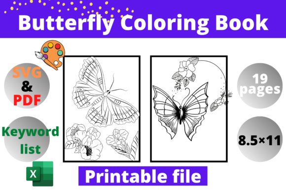 Download Butterfly Coloring Book - K Collection