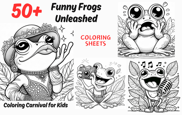 Download Laugh-out-Loud Frog Coloring Pages - Coloring Collection