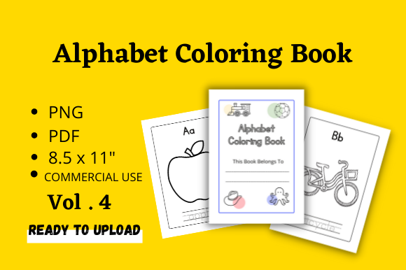Download Alphabet Coloring Book for Kids V.4 - K Collection