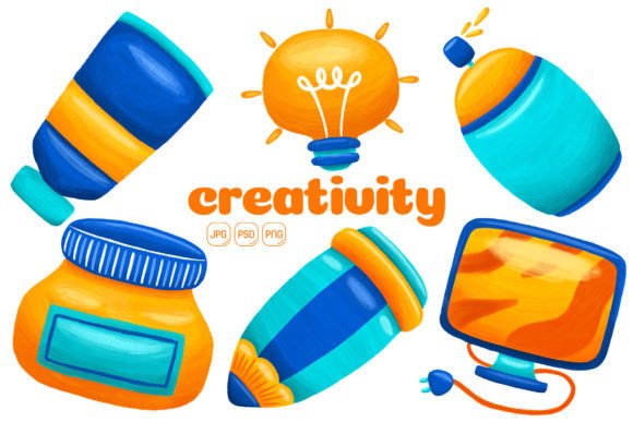 Download Creativity Element Illustration Pack 02 - K Collection
