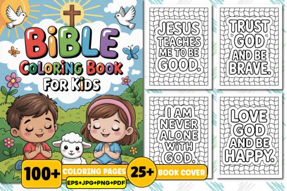 Download Bible Coloring Book for Kids - K Collection