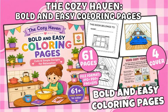 Download The Cozy Haven Coloring Pages - Coloring Collection