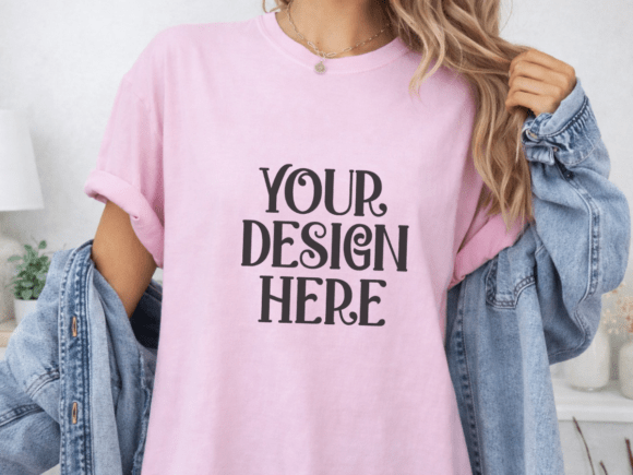 Download Comfort Colors C1717 Blossom Mockup - K Collection