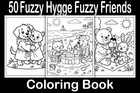 Download Fuzzy Hygge Fuzzy Friends Coloring Book - K Collection