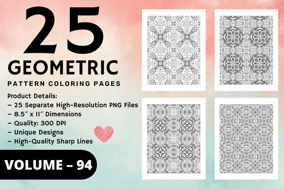 Download Adult Geometric Pattern Coloring Pages - Coloring Collection