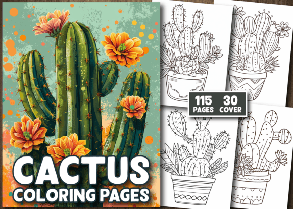 Download Over 100 Cactus Coloring Pages - Coloring Collection