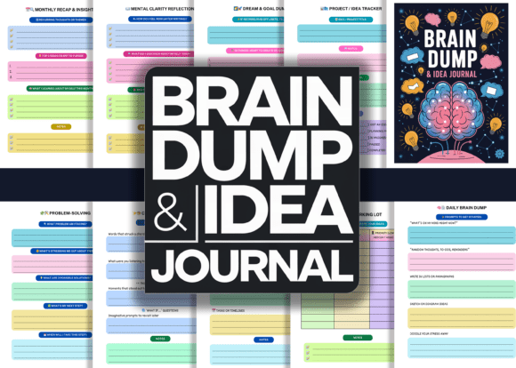 Download Brain Dump &amp; Idea Journal -KDP Interiors - K Collection