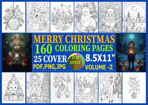 Download 160 Merry Christmas Coloring Pages Adult - Coloring Collection