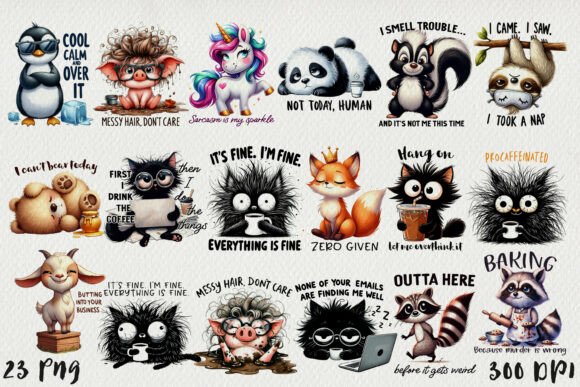 Download Funny Sarcastic Animals Bundle - Funny Collection