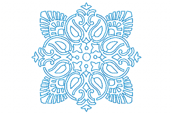 Download Damask Redwork - K Collection