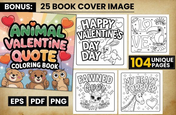 Download Animal Valentine Quote Coloring Pages - Coloring Collection