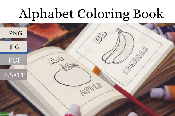 Download Alphabet Coloring Pages for Kids Vol. 2 - K Collection