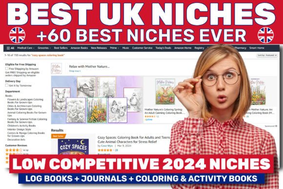 Download +60 KDP NICHES LOW COMPETITIVE 2024 - UK - K Collection