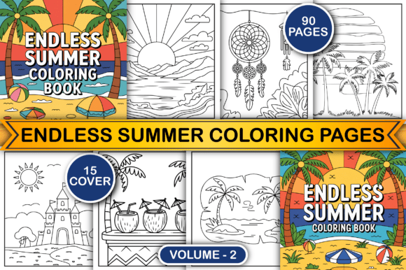 Download Endless Summer Coloring Pages for Adults - Coloring Collection