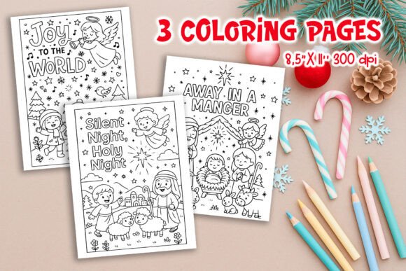 Download Christian Christmas Coloring Pages PNG - Coloring Collection