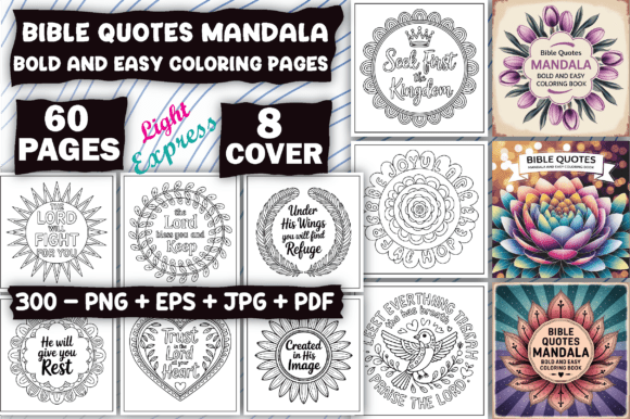 Download Bible Quotes Mandala Coloring Pages - Coloring Collection