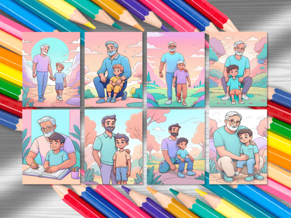 Download Father and Son Coloring Pages - Premium Resources