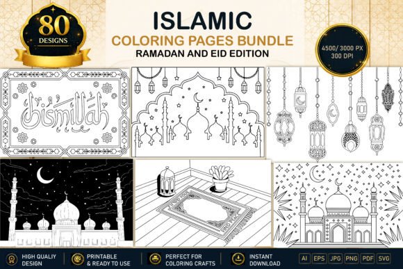 Download 80 Islamic Coloring Pages - Coloring Collection