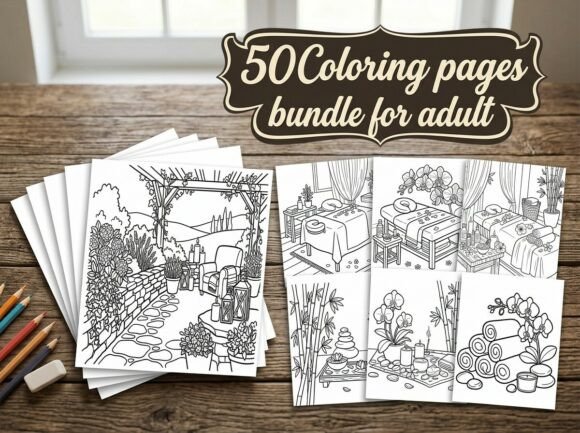 Download 50 Relaxing Spa Coloring Pages for Adult - Coloring Collection
