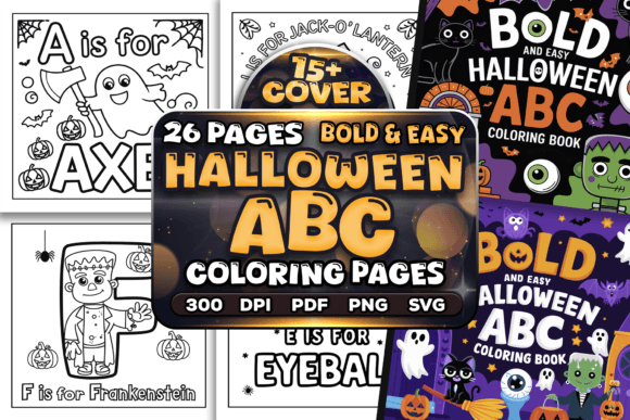 Download Halloween ABC Alphabet Coloring Pages - Coloring Collection