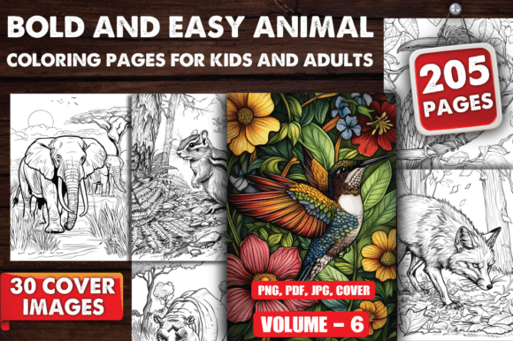 Download Bold and Easy Animal Coloring Pages V-06 - Coloring Collection