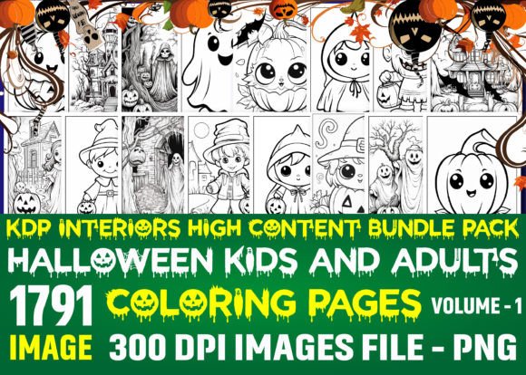 Download Halloween Kids &amp; Adults Book Bundle - K Collection