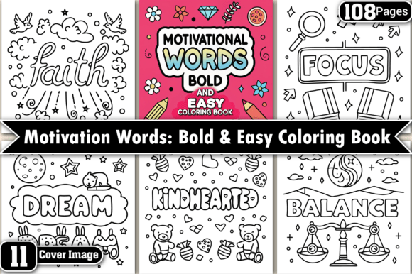 Download 108 Motivational Word Coloring Pages - Coloring Collection