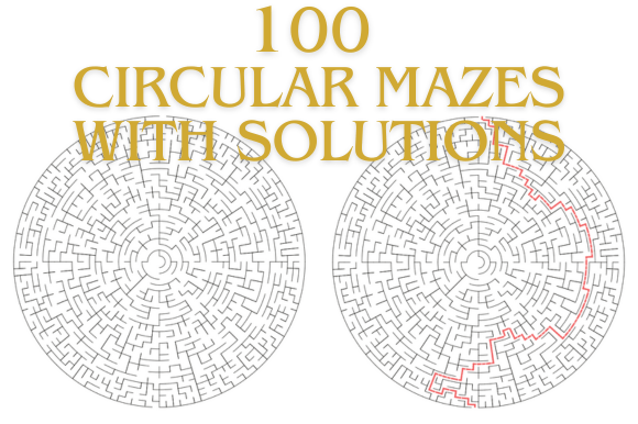 Download KDP Pages Mazes Circular with Solutions - K Collection