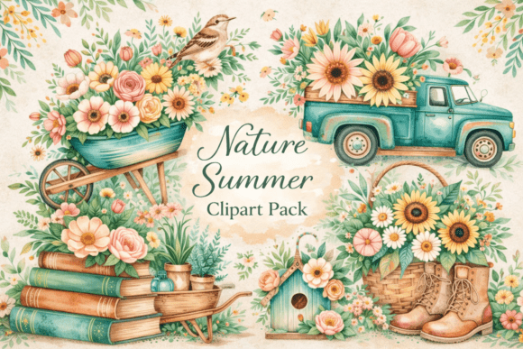 Download Nature Summer Clipart Pack. - K Collection