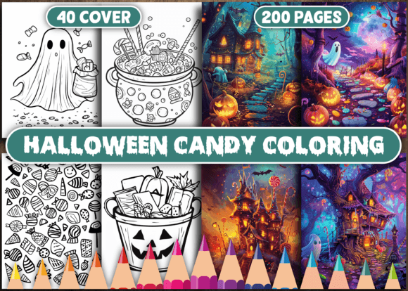 Download 200 Halloween Candy Coloring Page Adults - Coloring Collection