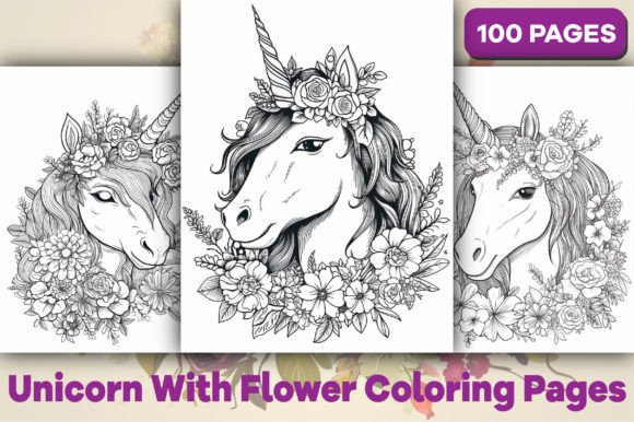 Download Flower Unicorn Coloring Pages for Adults - Coloring Collection