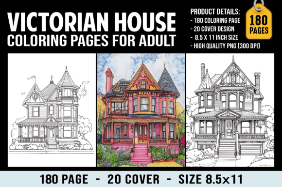 Download Victorian House Coloring Pages for Adult - Coloring Collection