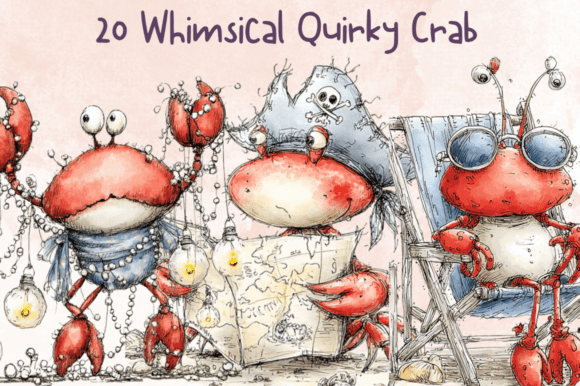 Download Quirky Crab Clipart – Funny Ocean Animal - Funny Collection