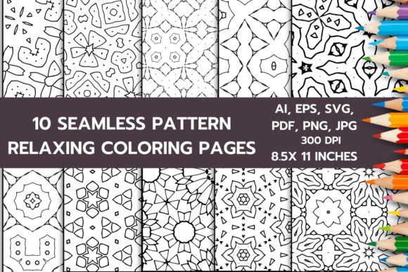 Download RELAXING PATTERN COLORING PAGES INTERIOR - Coloring Collection