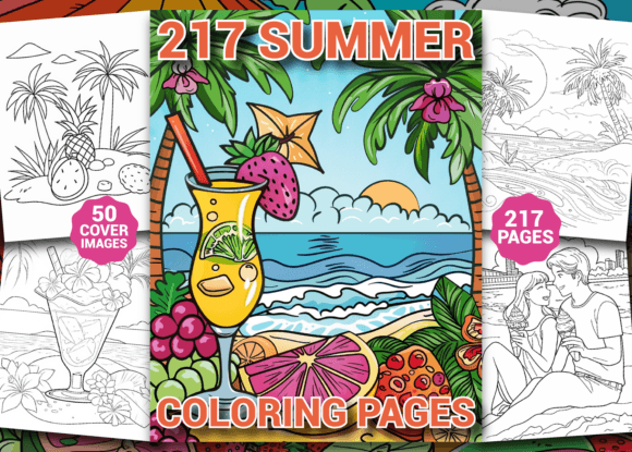 Download 217 Summer Coloring Pages for Adults - Coloring Collection