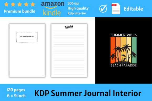 Download Kdp Summer Journal Interior - K Collection