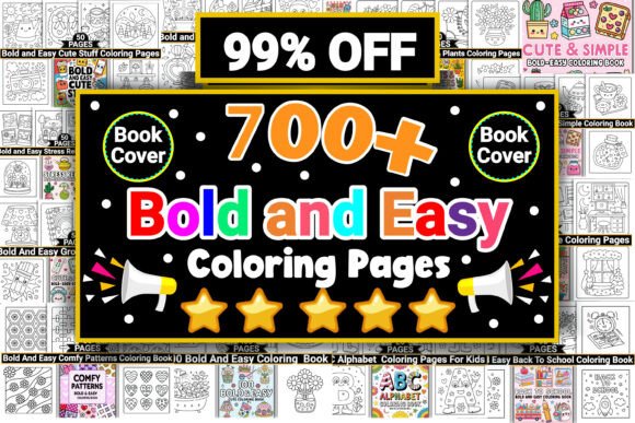 Download Kids and Adults Coloring Book Bundle - K Collection