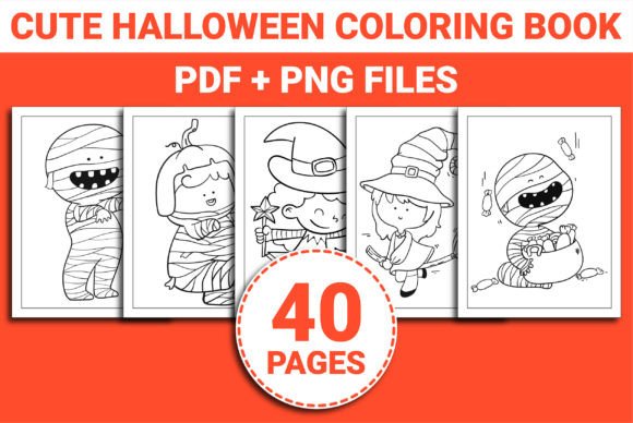 Download CUTE HALLOWEEN COLORING BOOK for KIDS - K Collection