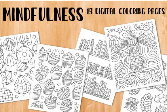 Download Mindfulness Coloring Pages Bundle 2 - Coloring Collection