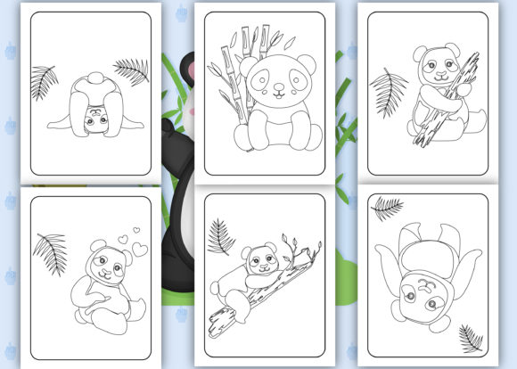 Download Cute Panda Coloring Pages for Kids - K Collection