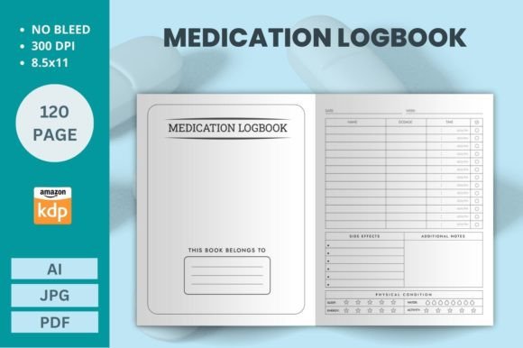 Download Medication Tracker Kdp Interior - K Collection