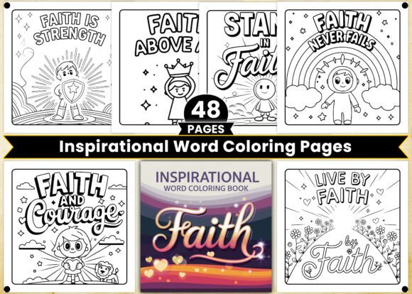 Download Faith Inspirational Word Coloring Pages - Coloring Collection