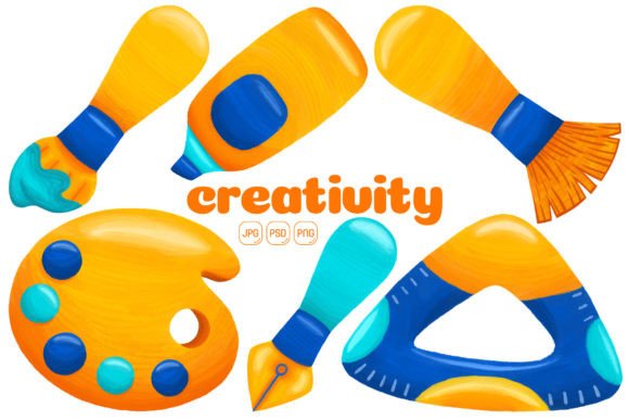 Download Creativity Element Illustration Pack 03 - K Collection