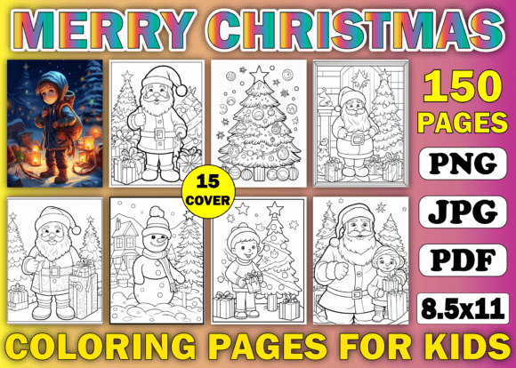 Download 150 Merry Christmas Coloring Pages - Coloring Collection