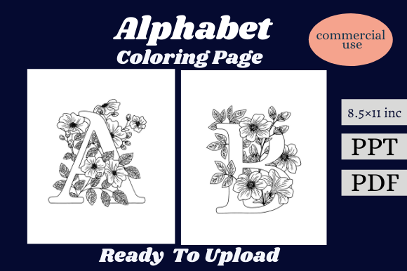 Download Alphabet Coloring Pages for Kids - K Collection