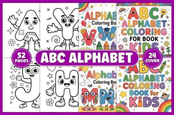 Download ABC Alphabet Coloring Book - K Collection