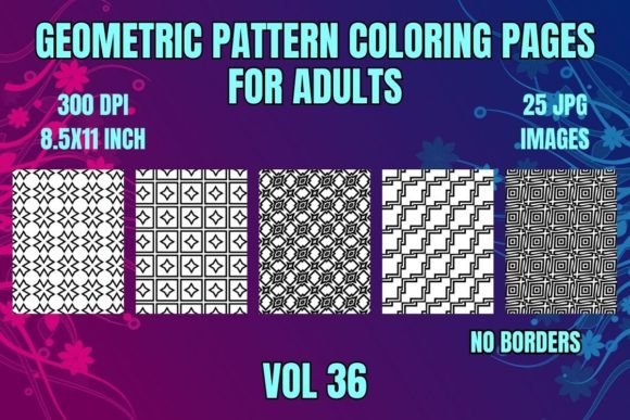 Download KDP Adult Coloring Pattern Pages - K Collection