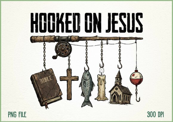Download Hooked on Jesus Christian Faith Fishing - K Collection