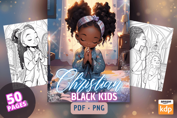 Download Christian Black Kids - Coloring Book - K Collection