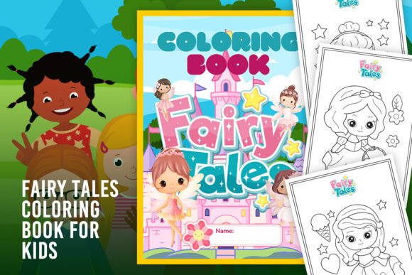 Download Fairy Tales Coloring Book for Kids A5 - K Collection